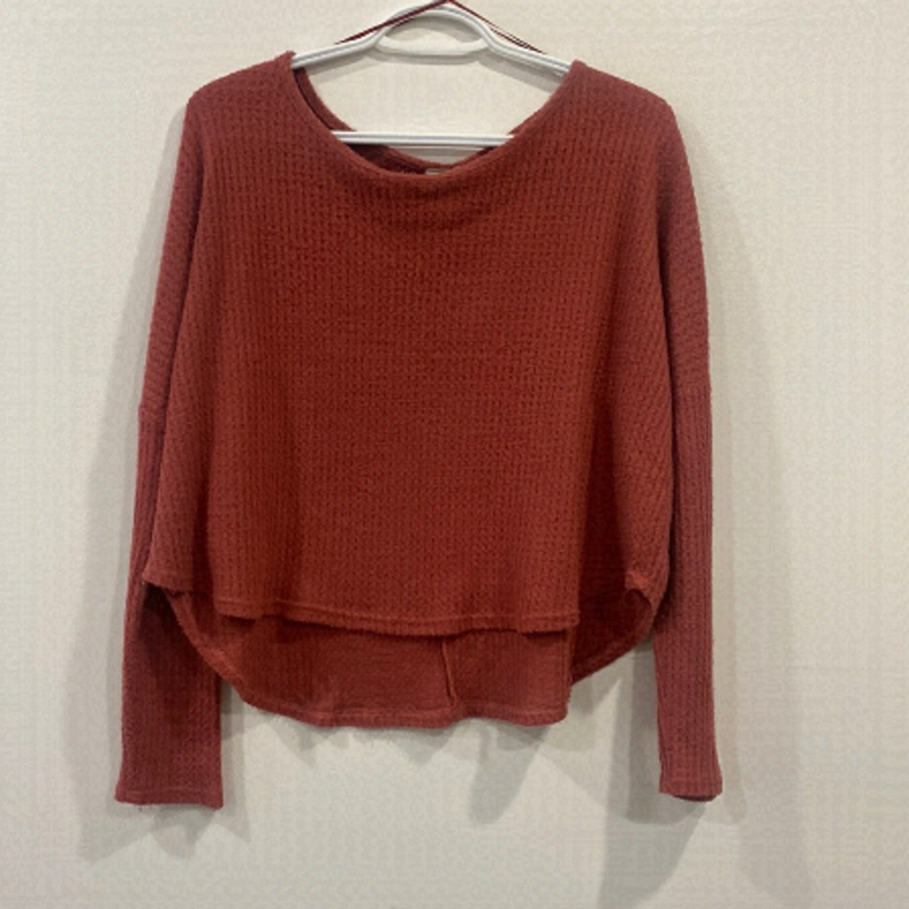 ANTHROPOLOGIE Paper Crane Cropped Top / Sweater